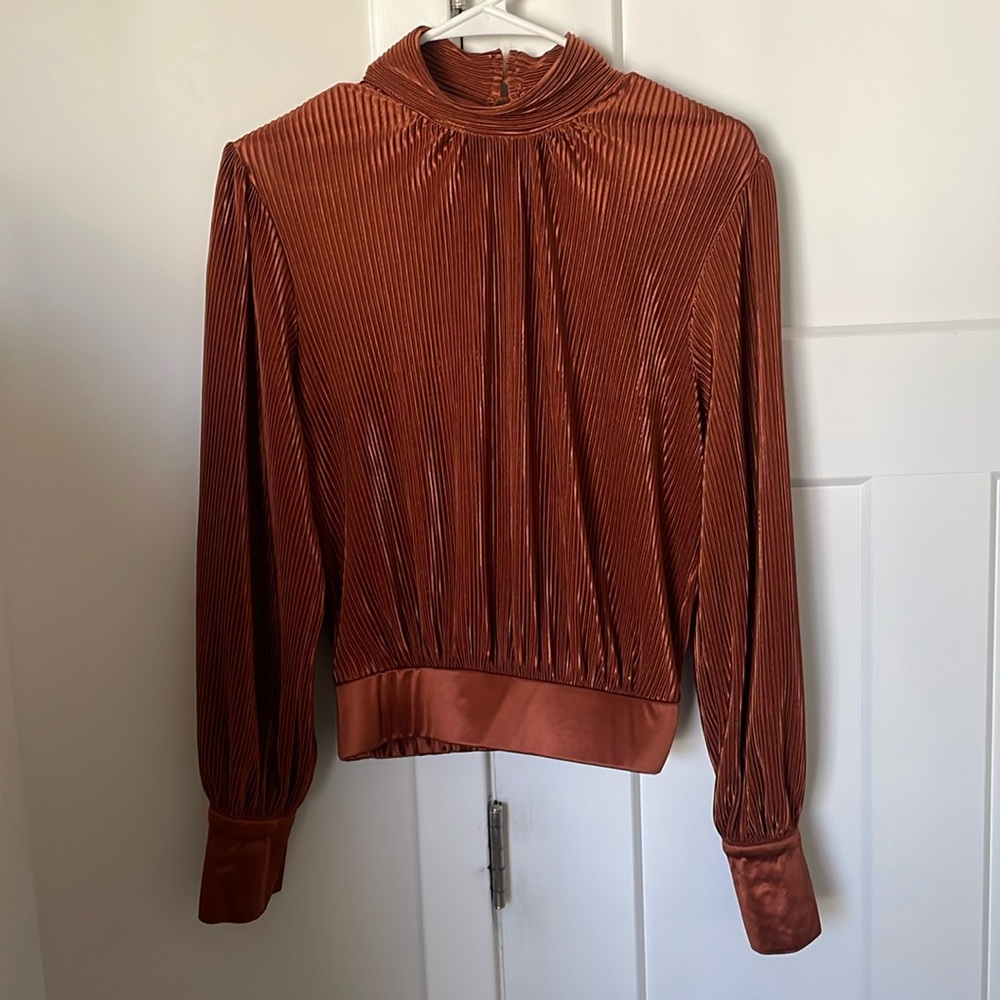 Nasty Gal plisse turtleneck
